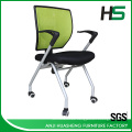 Silla de reunión de malla anaranjada H-DM10